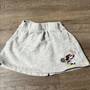 Zara Gray Minnie Mouse Tennis Skirt